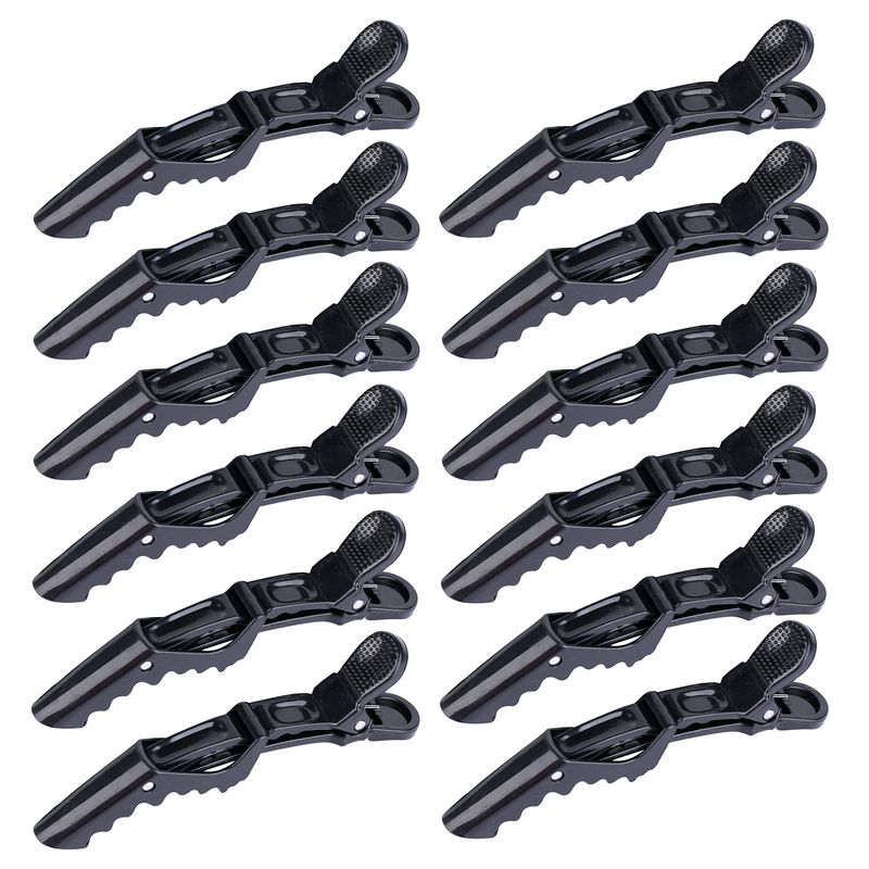 Alligator sectioning clips, top view