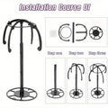 Folding Wig Stand — Portable Wig & Hat Holder