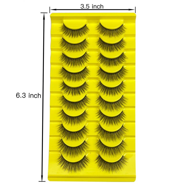 Wispy False Eyelashes — 10 Pairs