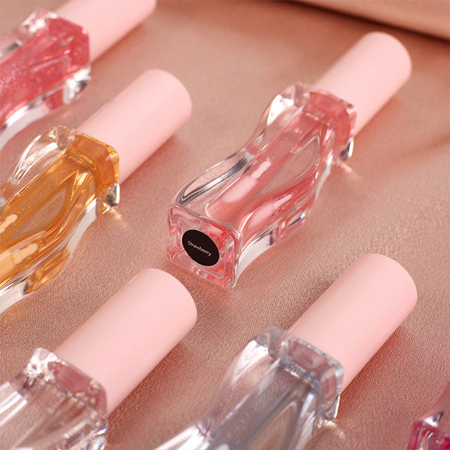 Lip Oil Set — 6 Pieces, Clear/Flavoured Gloss Oils