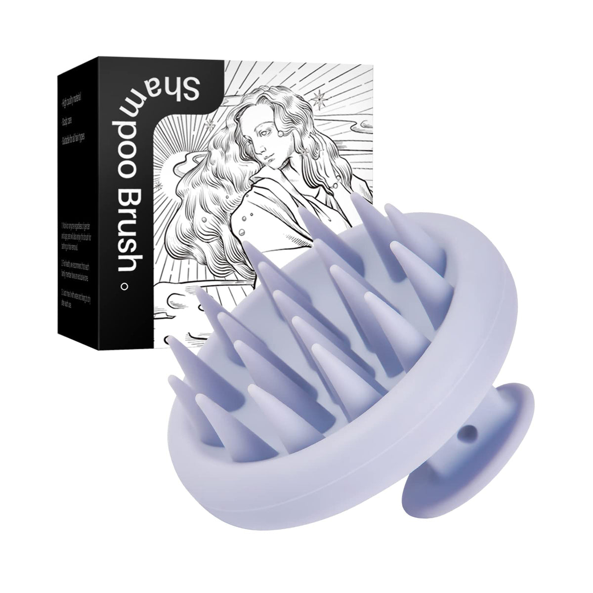 Silicone Scalp Massager Shampoo Brush — 2 Pack