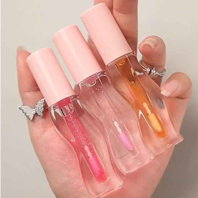 Lip Oil Set — 6 Pieces, Clear/Flavoured Gloss Oils