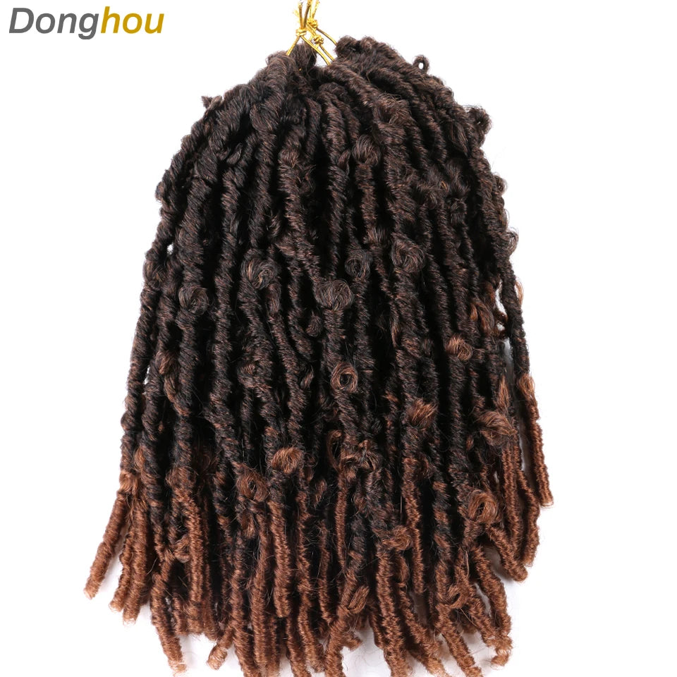 Butterfly Locs Crochet Hair — 12 Inch, 6 Packs