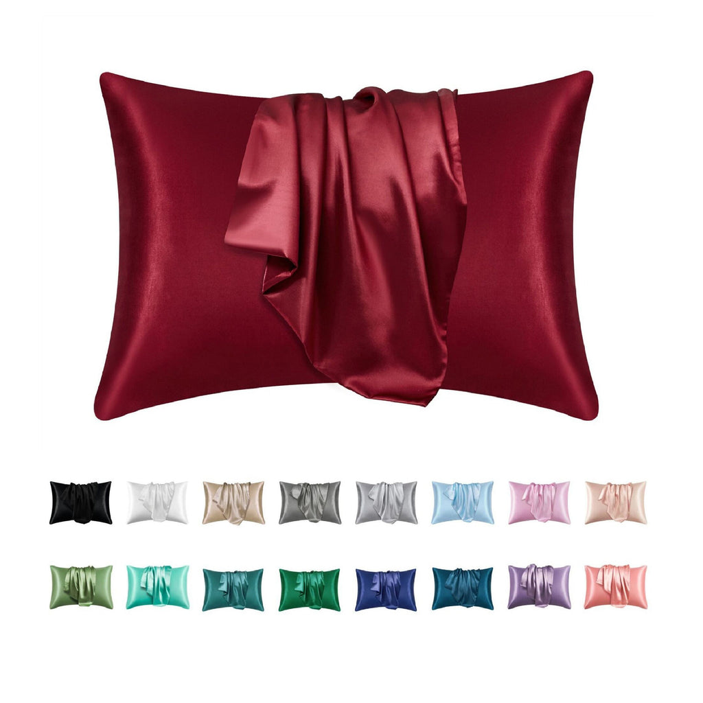 Satin Pillowcase — Queen, Set of 2, Envelope Closure