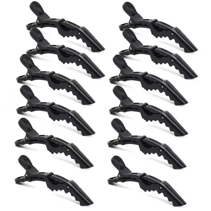 Sectioning Alligator Hair Clips — 12 Pack