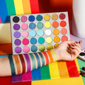 Eyeshadow Palette — 35 Colours, Matte/Shimmer, No Logo