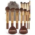 Makeup Brush Set — 13 Pieces with Sponge & Storage Pouch