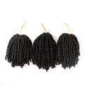 Spring Twist Hair — 8 Inch, 3 Packs