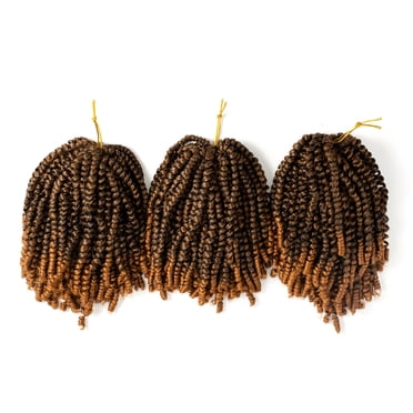 Spring Twist Hair — 8 Inch, 3 Packs