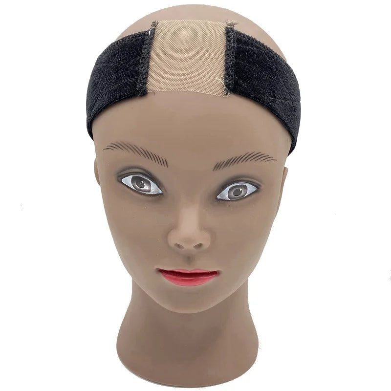 Velvet wig grip band detail