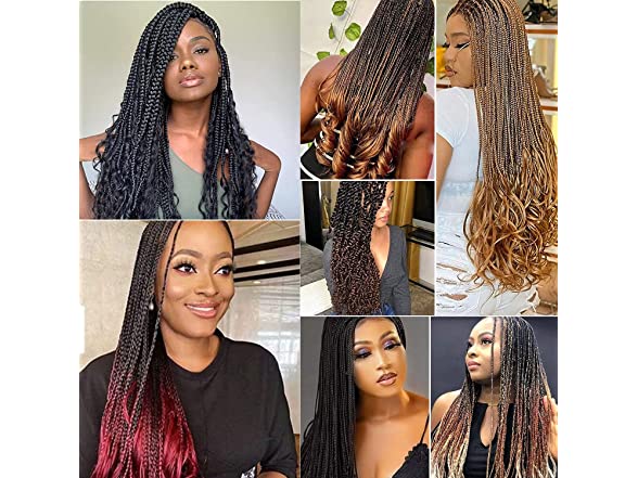 French Curl Braiding Hair — 22 Inch, 8 Packs